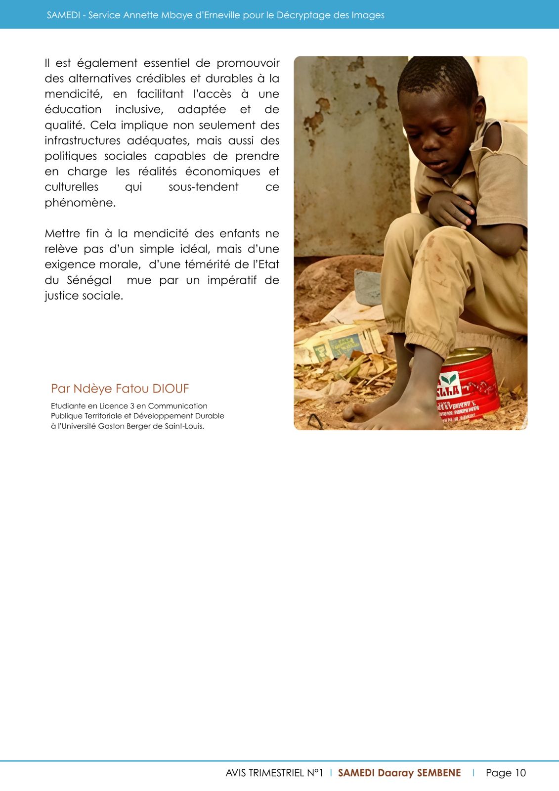 Magazine SAMEDI page 10