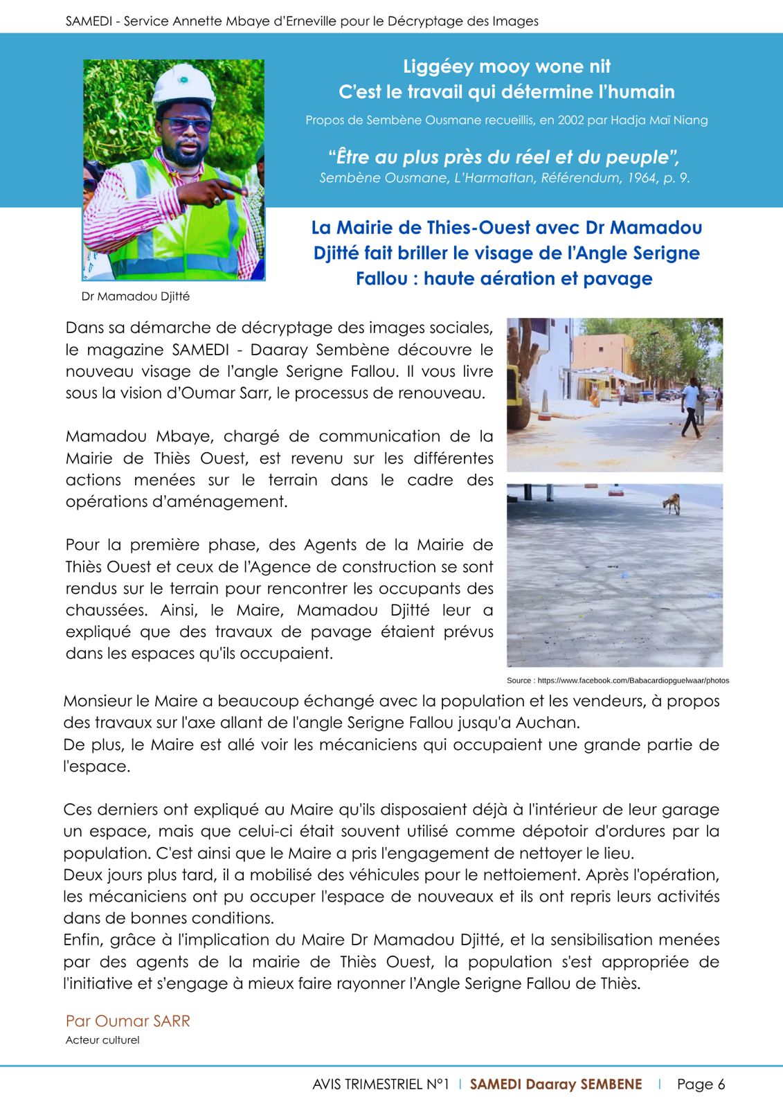 Magazine SAMEDI page 6