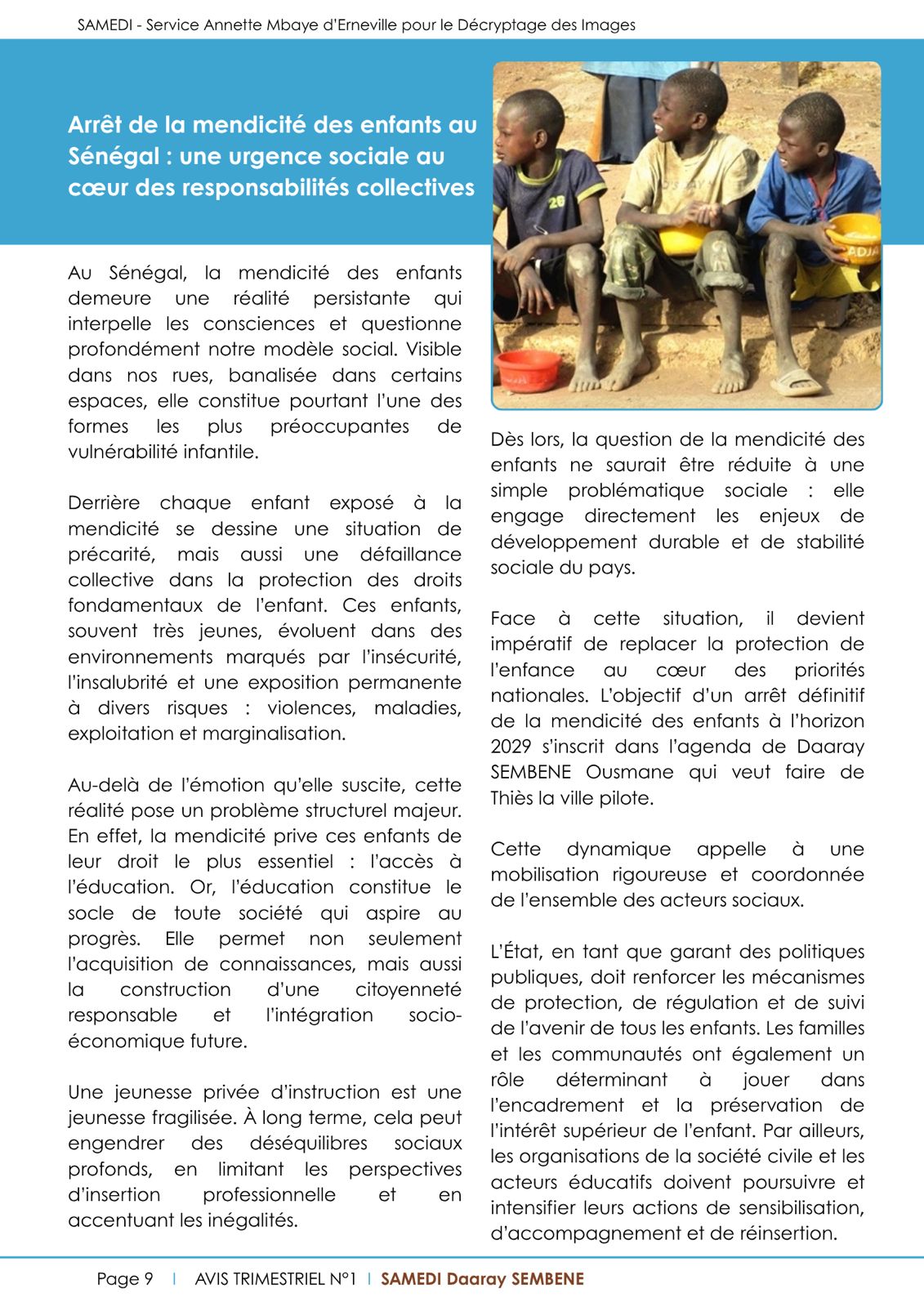 Magazine SAMEDI page 9